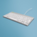 R-Go Tools Ergonomic keyboard R-Go Compact Break, compact keyboard with break software, AZERTY (FR), wired, white