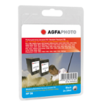 AgfaPhoto APHP56BDUO inktcartridge 2 stuk(s) Zwart