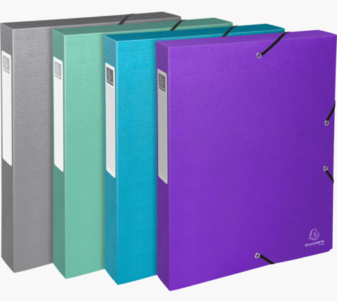 Image of Exacompta 59640E folder Cardboard Assorted colours A4
