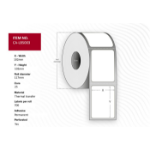 Capture CA-LB5003 printer label White