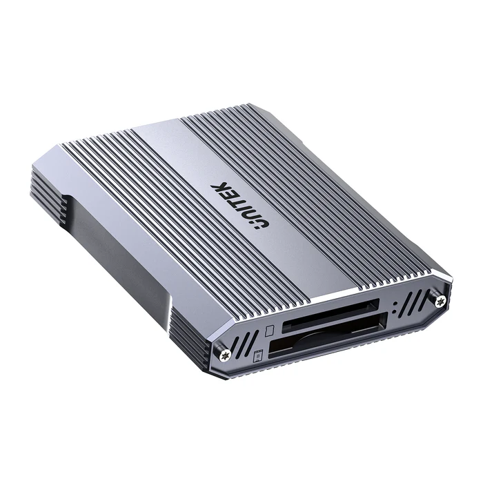 UNITEK R1022 Dual Read/Write Card Reader USB-C to SD4.0+Micro SD3.0+CF Express 2.0