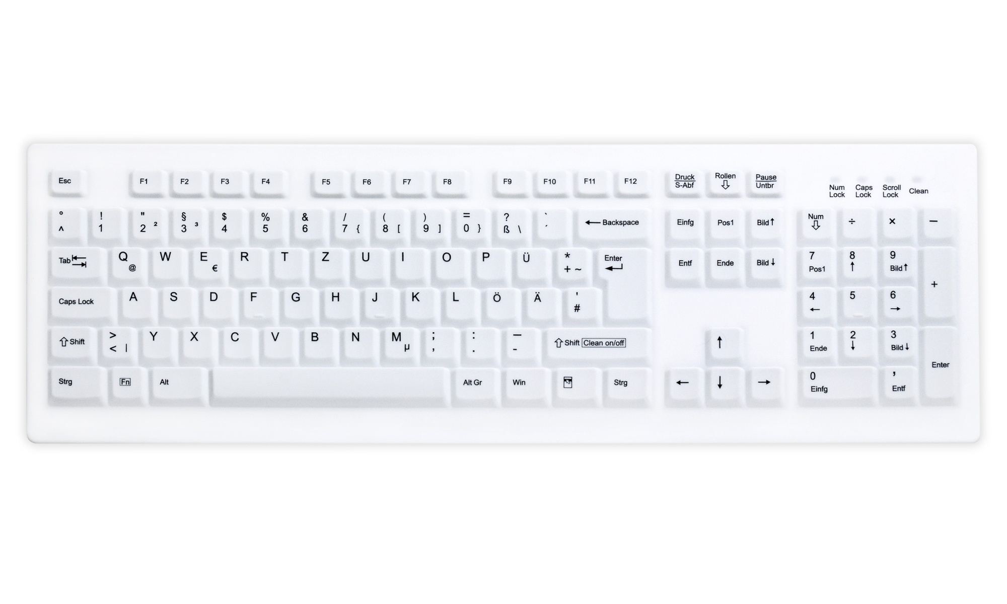 Image of Active Key AK-C8100 keyboard RF Wireless German White