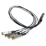 Hewlett Packard Enterprise X242 QSFP 4x10G SFP+ 1m DAC networking cable Black
