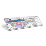 Logickeyboard LKB-PPROCC-CWMU-FR keyboard Office USB AZERTY French White