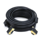 Monoprice VGA/VGA, M/M, 15.24 m VGA cable 600" (15.2 m) VGA (D-Sub) Black