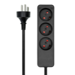 ProXtend Danish Power Strip 3-way 3M