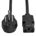 Tripp Lite P007-003-15D power cable Black 35.4" (0.9 m) NEMA 5-15P IEC C13