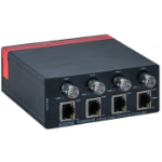 Barox VI-COAX-2404AB netwerkextender Zwart 10, 100 Mbit/s