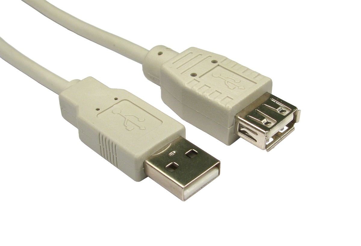 Cables Direct 1m USB 2.0 USB cable USB A Beige