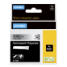 DYMO Rhino Industrial Permanent Polyester Labels | 12mm x 5.5m | Black Print on Metallic | for Rhino & LabelManager Label Makers