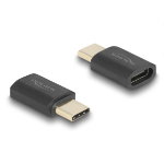 DeLOCK 60237 tussenstuk voor kabels USB Type-C Antraciet