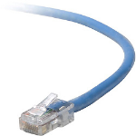 Belkin RJ45 Cat5e Patch cable, 0.15m networking cable Blue 5.91" (0.15 m) U/UTP (UTP)
