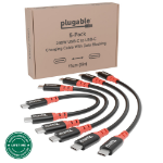 Plugable Technologies USBC-CCS5X USB cable 5.91" (0.15 m) 240 W Black