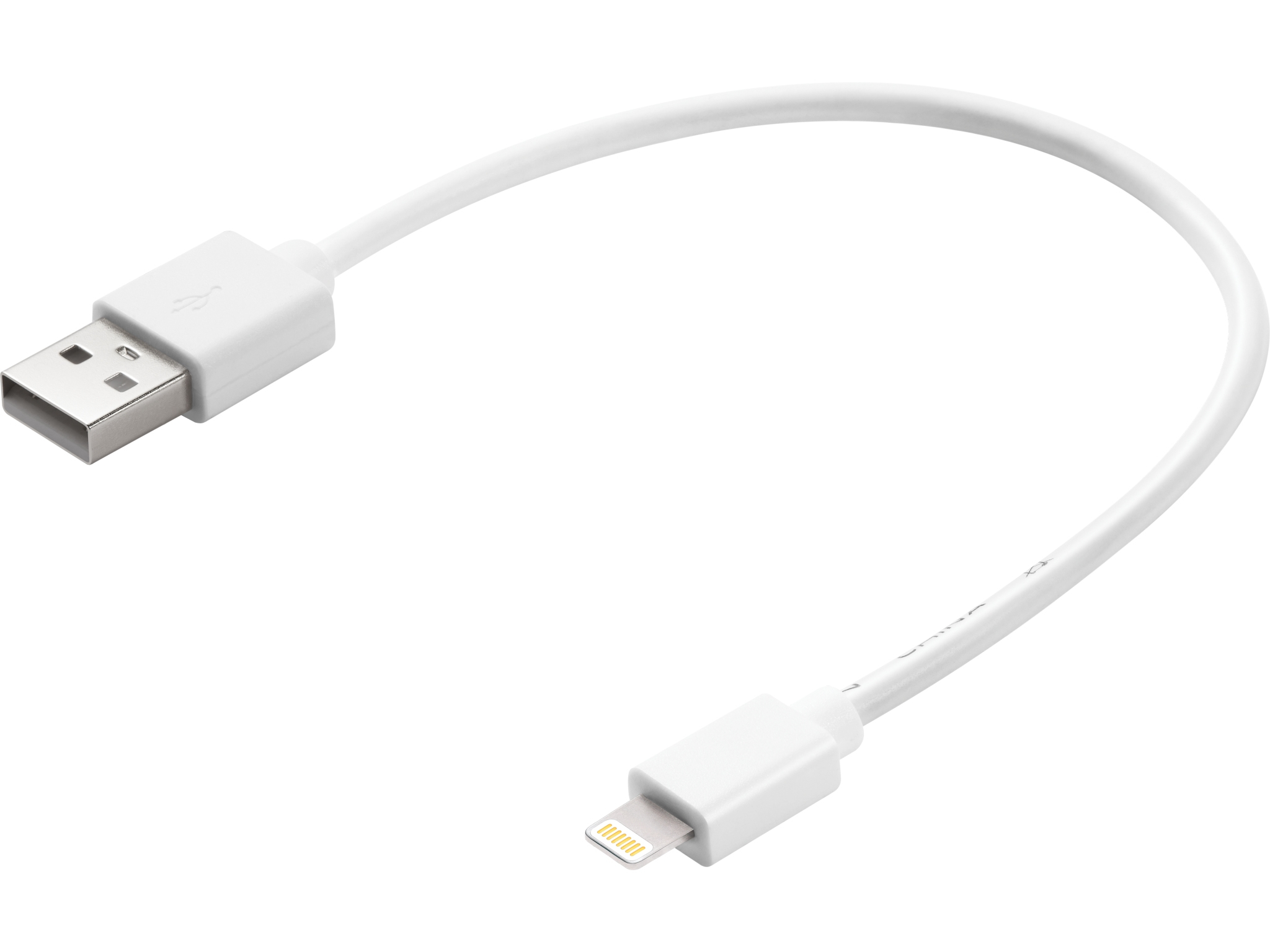 Image of Sandberg USB>Lightning MFI 0.2m White