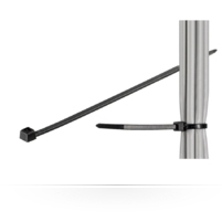 Image of Microconnect CABLETIE3 cable tie Ladder cable tie Black 100 pc(s)