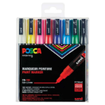 POSCA Black, Blue, Green, Pink, Purple, Red, White, Yellow 8 pc(s)