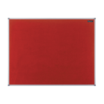 Nobo Basic Fixed bulletin board Red Felt