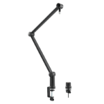 LogiLink Professional Microphone Boom Arm Stand, black