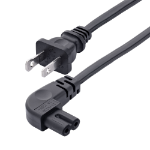 StarTech.com PXT101NB-STRA-3F power cable Black 39.4" (1 m) NEMA 1-15P C7 coupler
