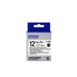 Epson Strong Adhesive Tape - LK-4TBW Strng adh Blk/Clear 12/9