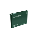 Rexel Crystalfile Extra A4 Suspension File 30mm Green (25)