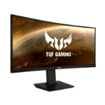 ASUS TUF Gaming VG35VQ computer monitor 88,9 cm (35") 3440 x 1440 Pixels UltraWide Dual Quad HD LED Zwart