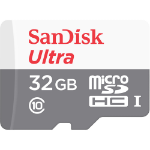 Sandisk Ultra MicroSDHC 32GB UHS-I memory card Class 10