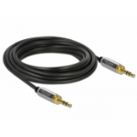 DeLOCK 85788 audio cable 5 m 3.5mm Black, Grey