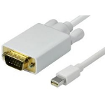 BluPeak MDVG01 video cable adapter 1 m Mini DisplayPort VGA (D-Sub) White