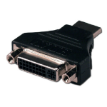 QVS HDVI-MF cable gender changer Black