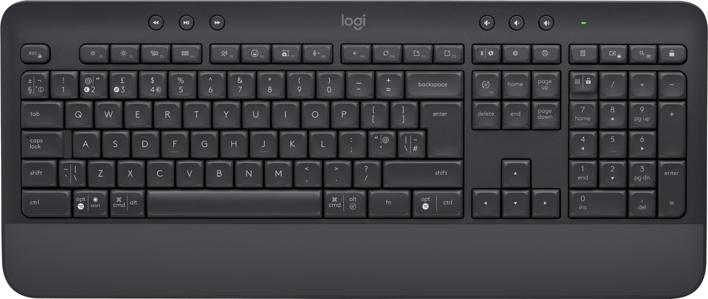 Logitech Signature K650 keyboard Bluetooth QWERTY UK English Graphite