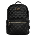 Eco Style St. Tropez Mini backpack City backpack Black Polyurethane (PU)