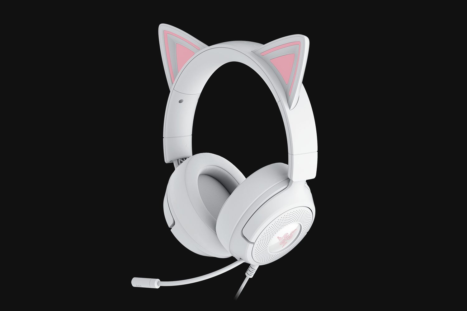 Razer White Rz04-05350300-R3m1 Headphones/Headset Wired Head-Band Gaming Whi