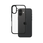 PanzerGlass CARE by ® Flagship Case Transparent Urban Combat w. Black Frame iPhone 16
