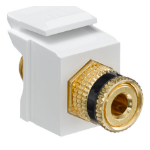 Leviton 40833-BWE wire connector Banana Black, Gold, White