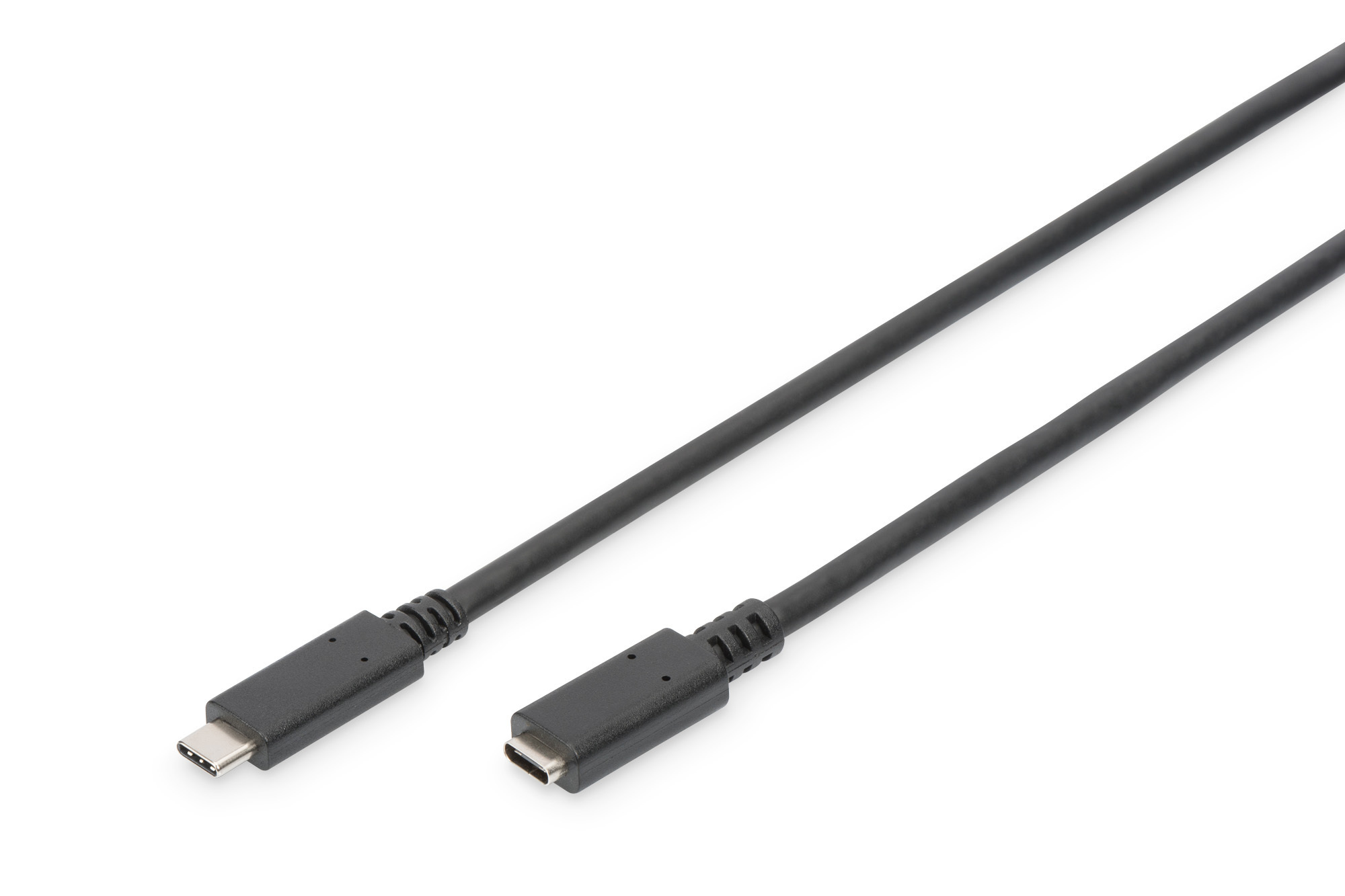 Photos - Cable (video, audio, USB) Digitus USB Type-C extension cable, Type-C - C AK-300210-015-S 