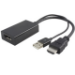 Microconnect HDMDPP1 video cable adapter 0.15 m HDMI Type A (Standard) DisplayPort Black