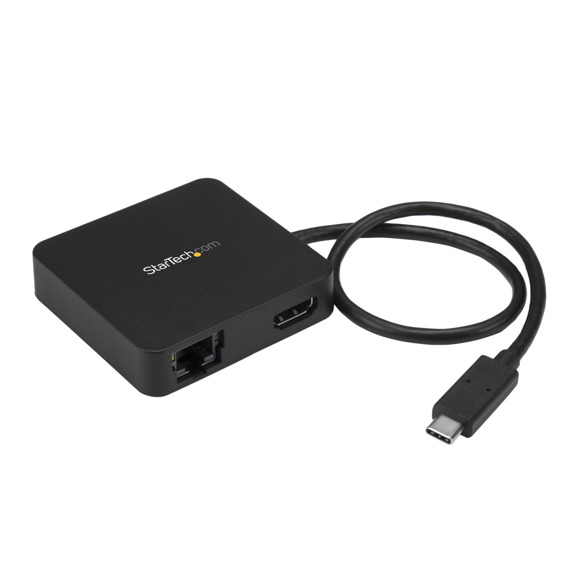 StarTech-com-USB-C-Multiport-Adapter---Portable-USB-C-Mini-Dock-4K-HDMI-Video---Gigabit-Ethernet--USB-3-0-Hub--1x-USB-A-1x-USB-C----USB-Type-C-Multiport-Adapter---Thunderbolt-3-Compatible