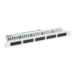 LogiLink NP0051 patch panel 1U