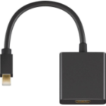 Microconnect MDPHDMIB video cable adapter 0.15 m Mini DisplayPort HDMI Black