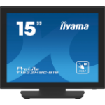 iiyama ProLite T1532MSC-B1S computer monitor 38.1 cm (15") 1024 x 768 pixels XGA LCD Touchscreen Black