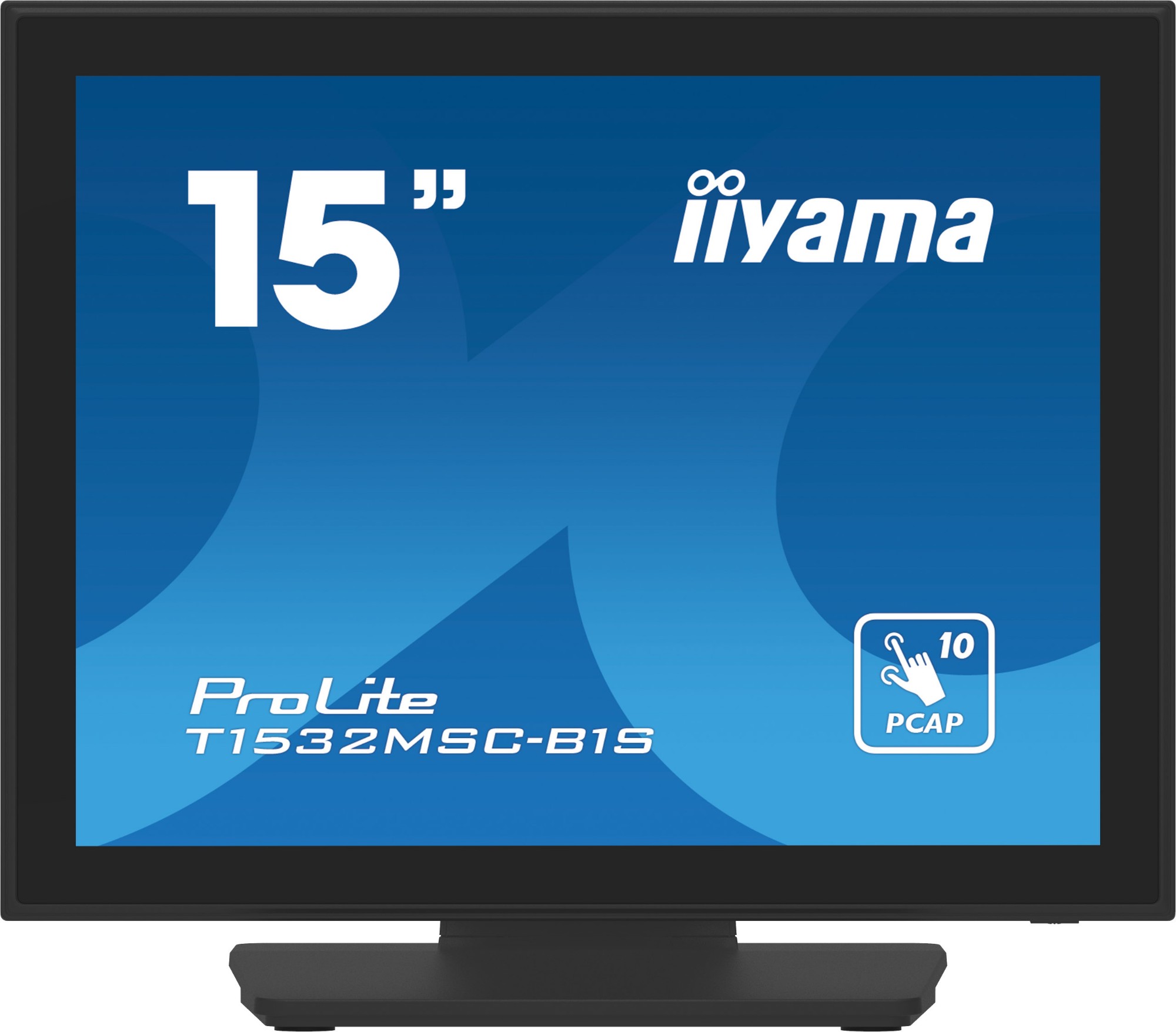 T1532MSC-B1S IiYAMA ProLite T15XX, 38.1 cm (15''), Projected Capacitive, kit (USB), black