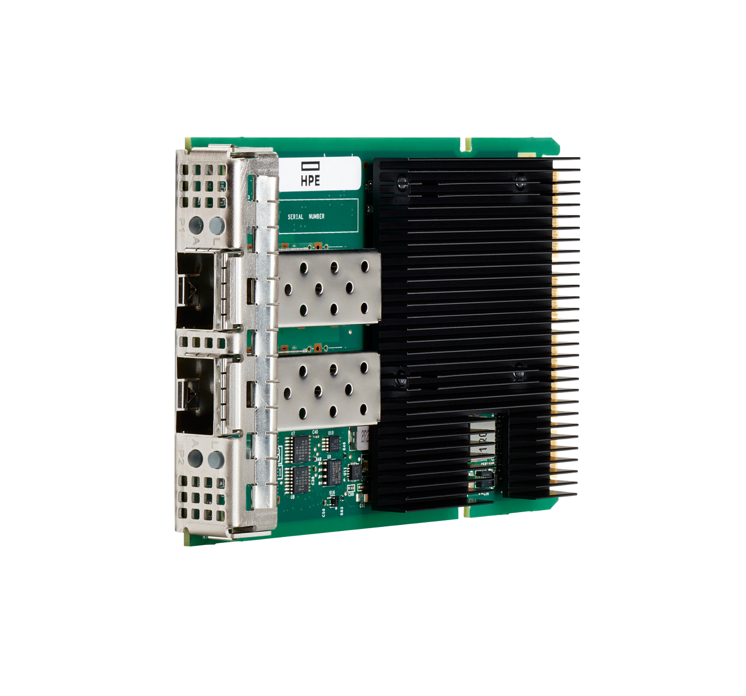 Photos - Network Card HP HPE Broadcom BCM57414 Ethernet 10/25Gb 2-port SFP28 OCP3 Internal Ethe P10 