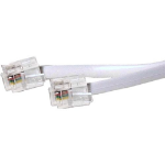 Cablenet 3m RJ11 6p6c 6 Core Straight Wired (White)