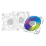 ARCTIC P12 PWM PST A-RGB 0dB - Semi-Passive 120 mm Fan with Digital A-RGB in white and Value Pack