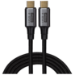 Maplin USB-C to USB-C Cable Braided V4.0 40Gbps 100W PD 8K@60Hz Charge and Data Transfer 1.2m