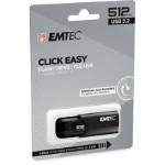 Emtec B110 Click Easy 3.2 USB flash drive 512 GB USB Type-A 3.2 Gen 2 (3.1 Gen 2) Black