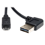 Tripp Lite UR050-003-RA USB cable USB 2.0 35.8" (0.91 m) USB A Micro-USB B Black