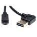 Tripp Lite UR050-003-RA USB cable 35.8" (0.91 m) USB 2.0 USB A Micro-USB B Black