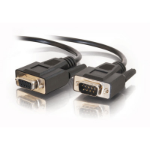 C2G 25ft DB9 M/F Extension Cable - Black serial cable 300" (7.62 m)